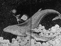 02-On-a-Whale-Catching-Stars-Kerby-Rosanes-Detailed-Moleskine-Doodles-with-many-Whales-www-des...png